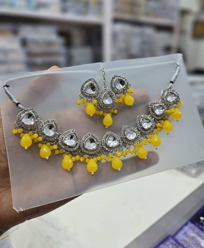 Designer Dimond necklace set Wholesale Shop In Surat